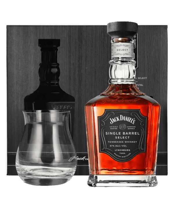 Jack Daniels single barrel select with glass 70CL
